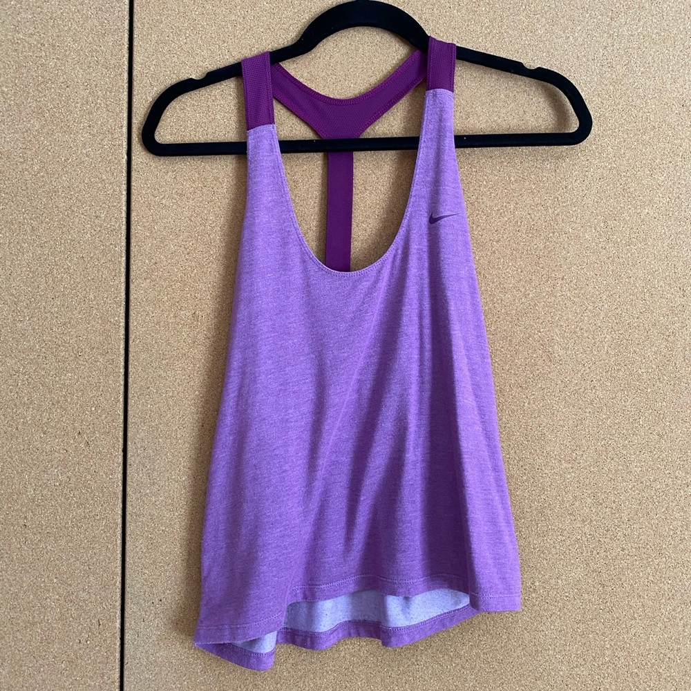 Purple Nike Workout Tank